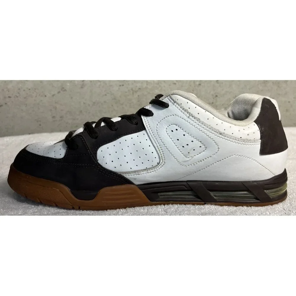 2006 DC Command DGT Brown And White Skate Shoes Mens Size 13 RARE 2000s VTG